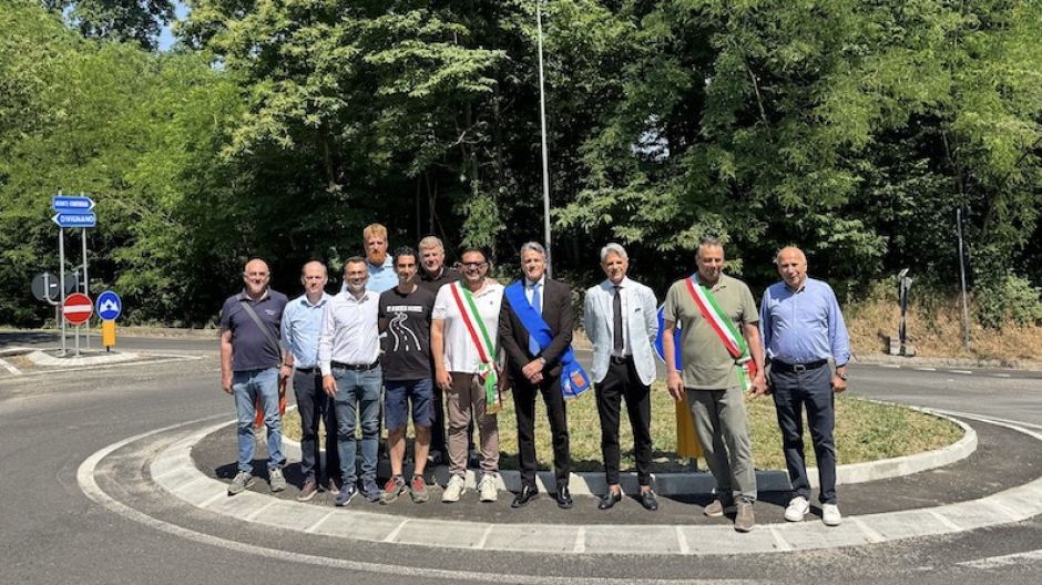SP 166 “Castelconturbia–SS 32”: inaugurata nuova rotatoria in frazione Torbiera